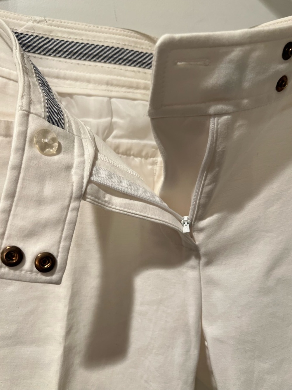 Charter Club Cream Slim Cropped Ankle Jeans women size 8 - Picture 6 of 7